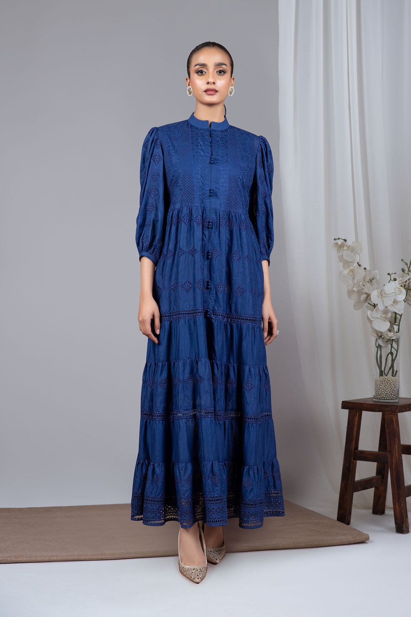 Embroidered Lawn Dress