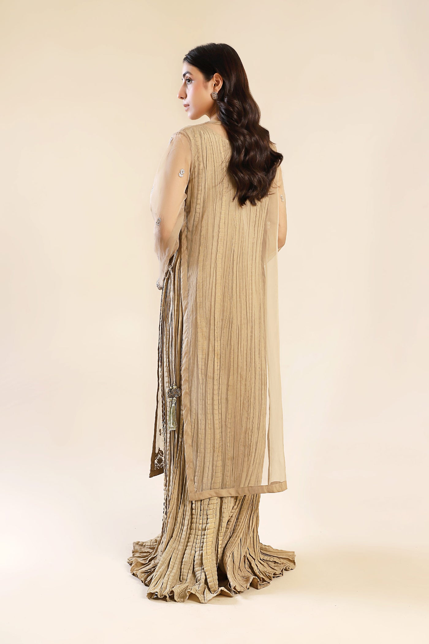 Embroidered Organza Shirt