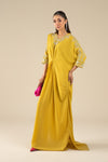 Embroidered Crepe Kaftan