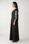 Embroidered Bamberg Raw Silk Kaftan