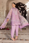 3 Pc Unstitched Embroidered Silk Cotton Net Suit
