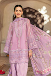 3 Pc Unstitched Embroidered Silk Cotton Net Suit