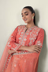 2 Pc Embroidered Khaddi Silk Suit