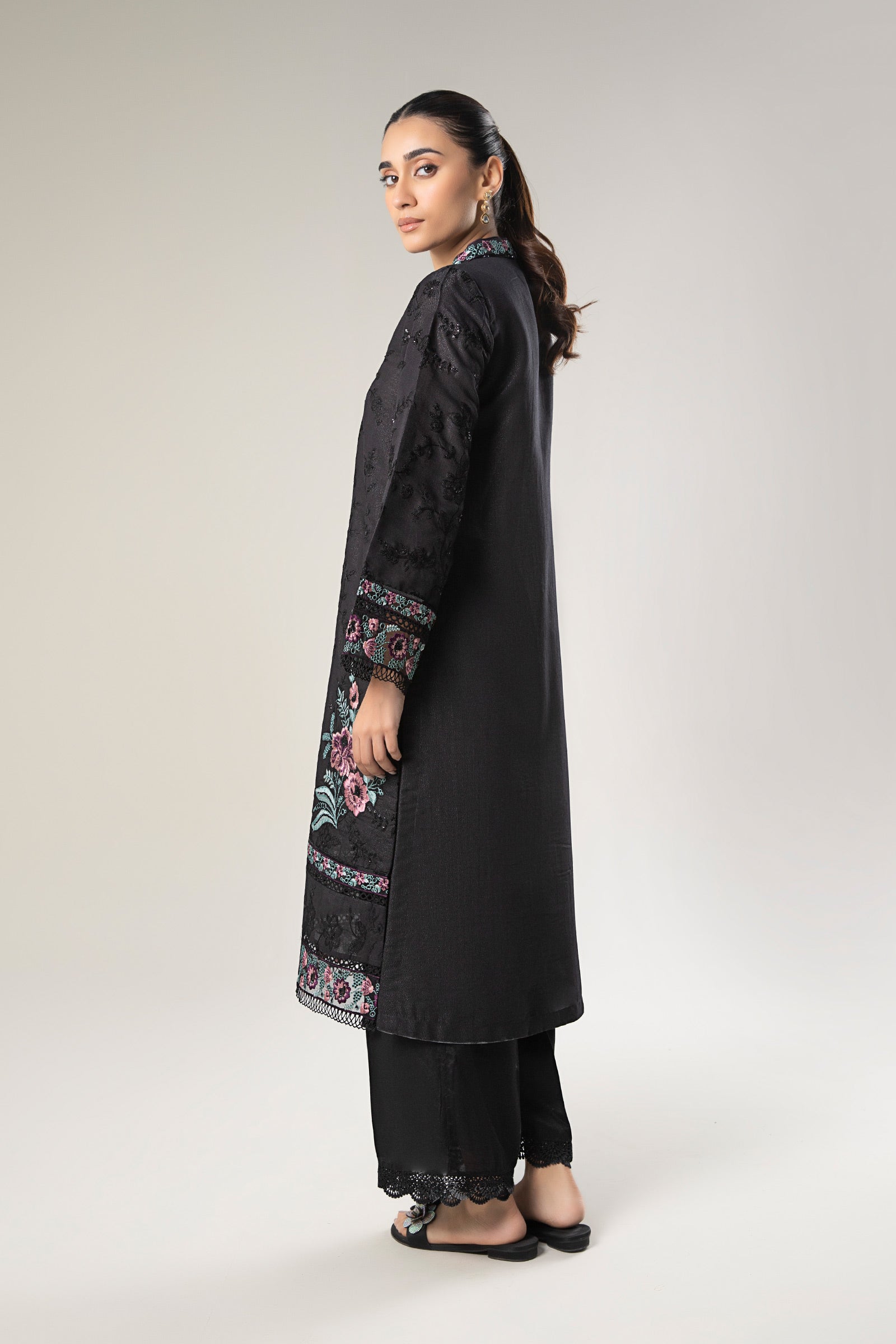 Embroidered Silk shirt