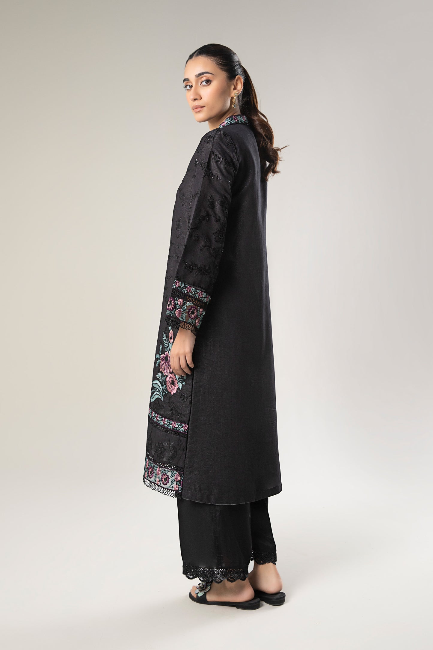 Embroidered Silk shirt