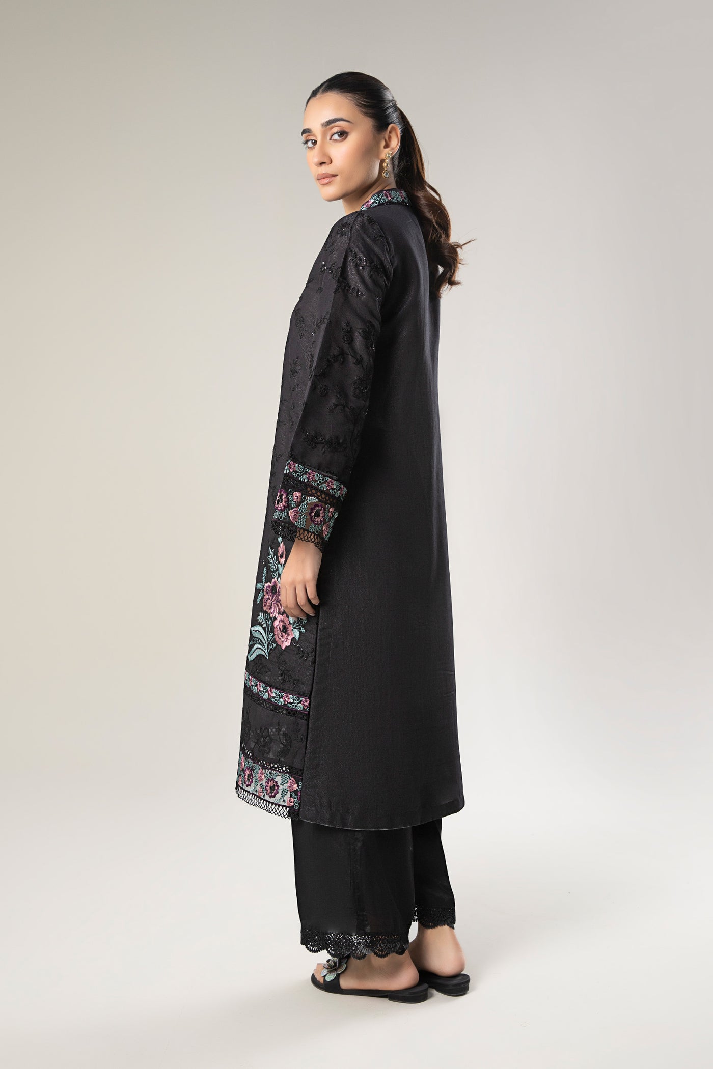 Embroidered Silk shirt