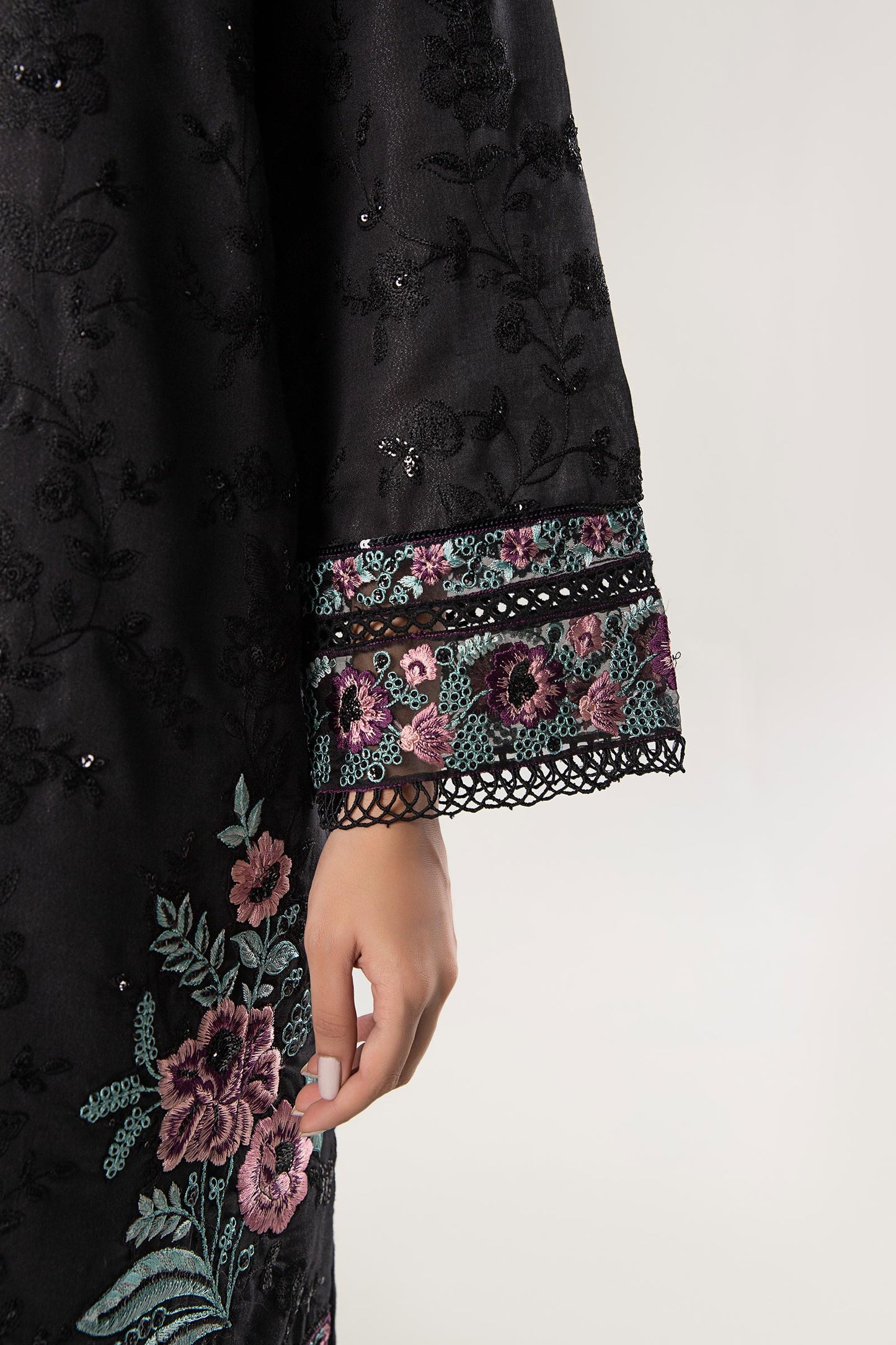 Embroidered Silk shirt