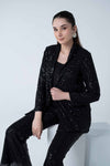 3 Pc Sequined Pantsuit