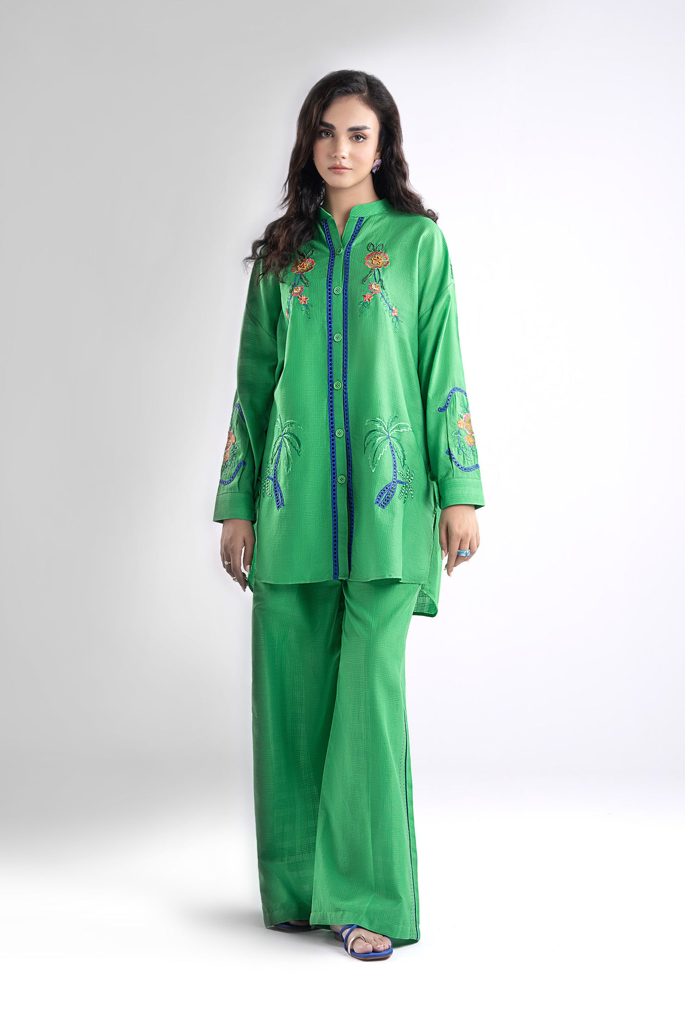 2 Pc Embroidered Ripstop Suit