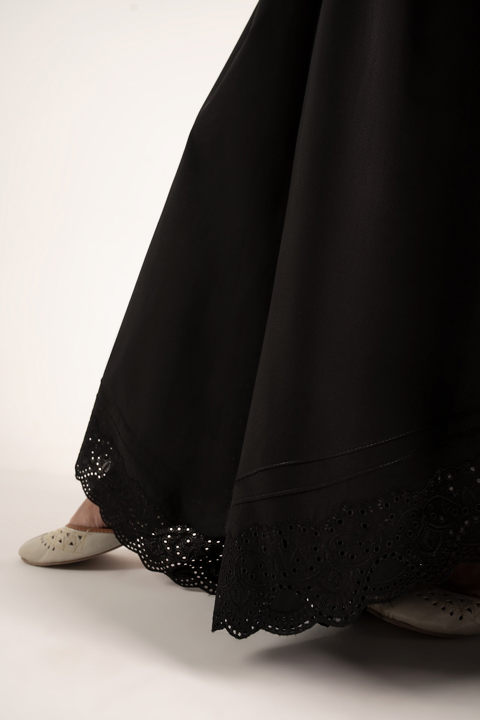 Embroidered Cambric Trouser