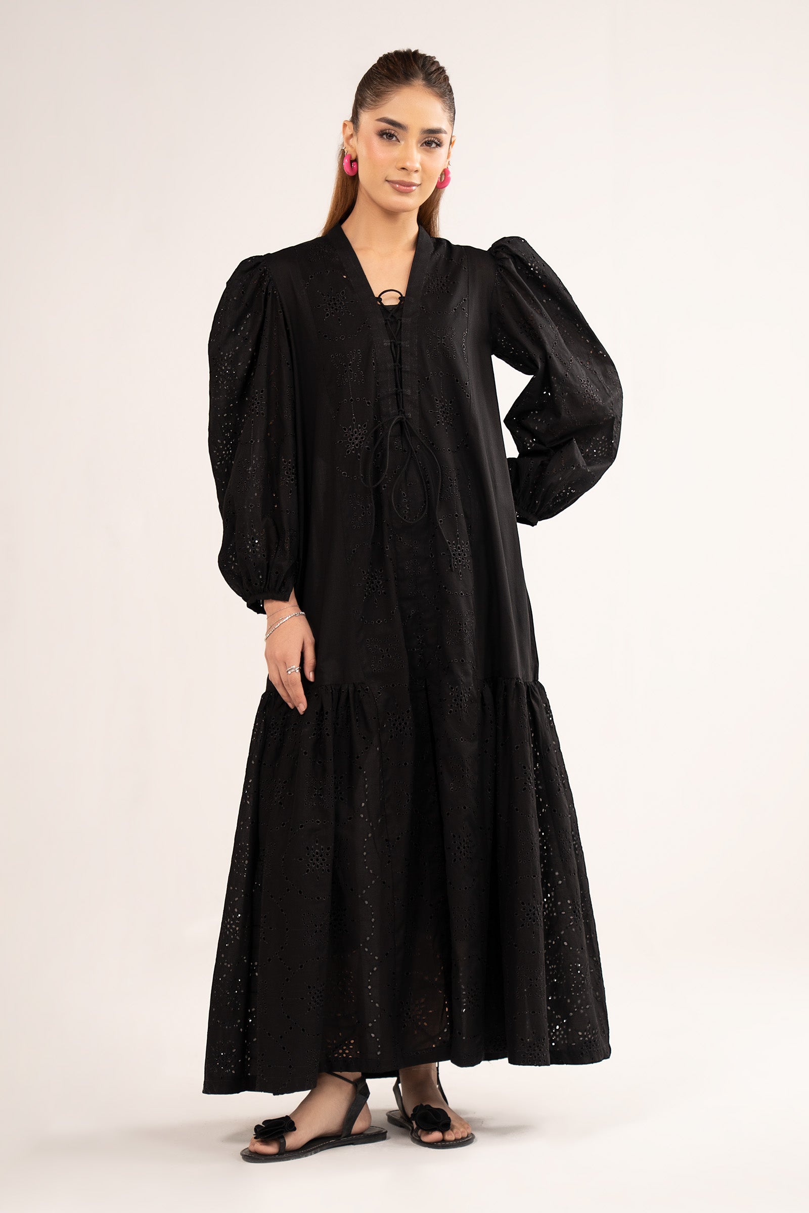 Embroidered Lawn Dress