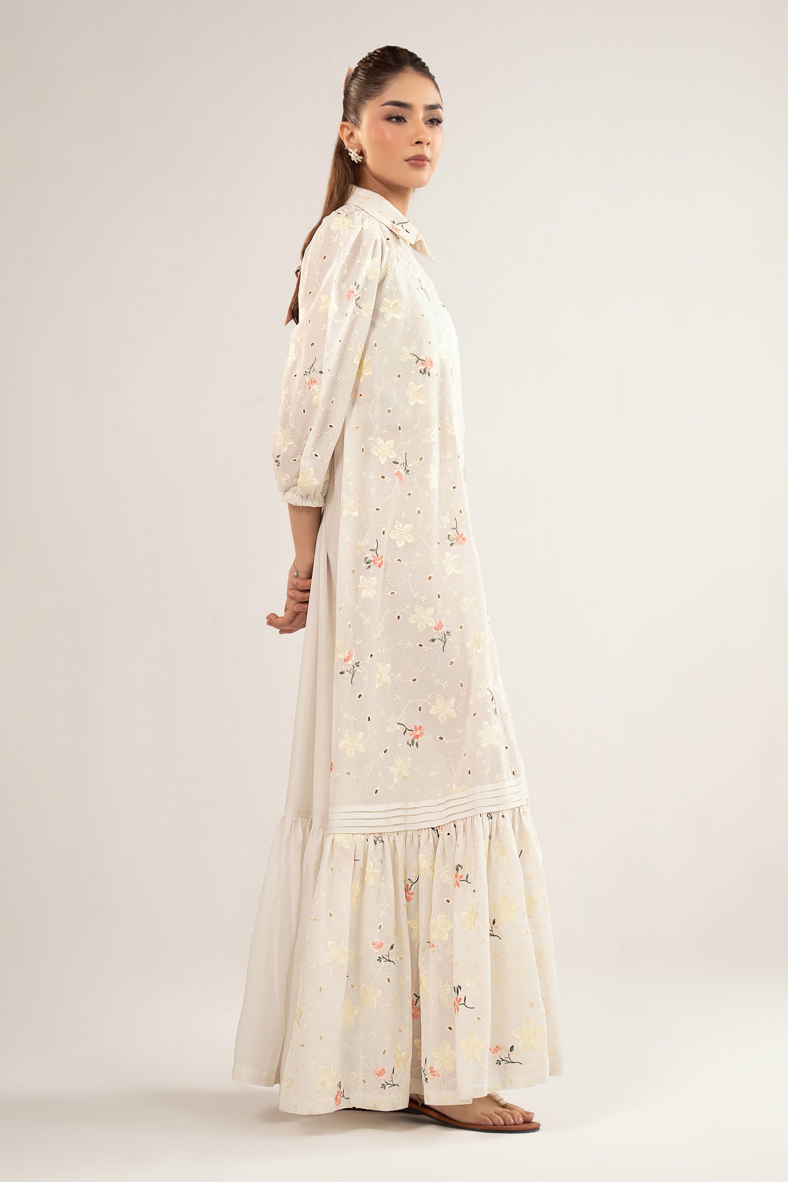 Embroidered Lawn Dress