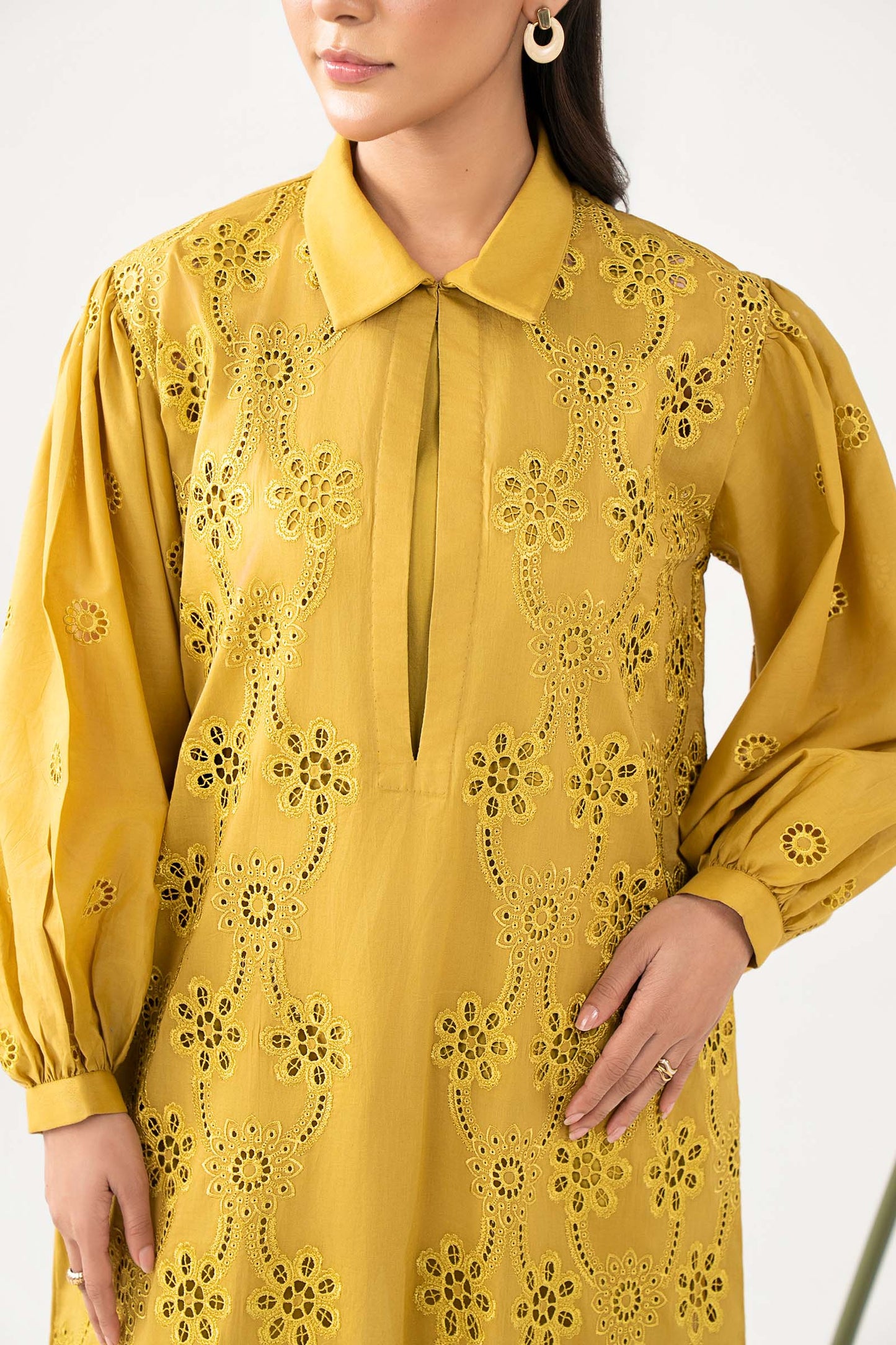 Embroidered Arabic Lawn Dress