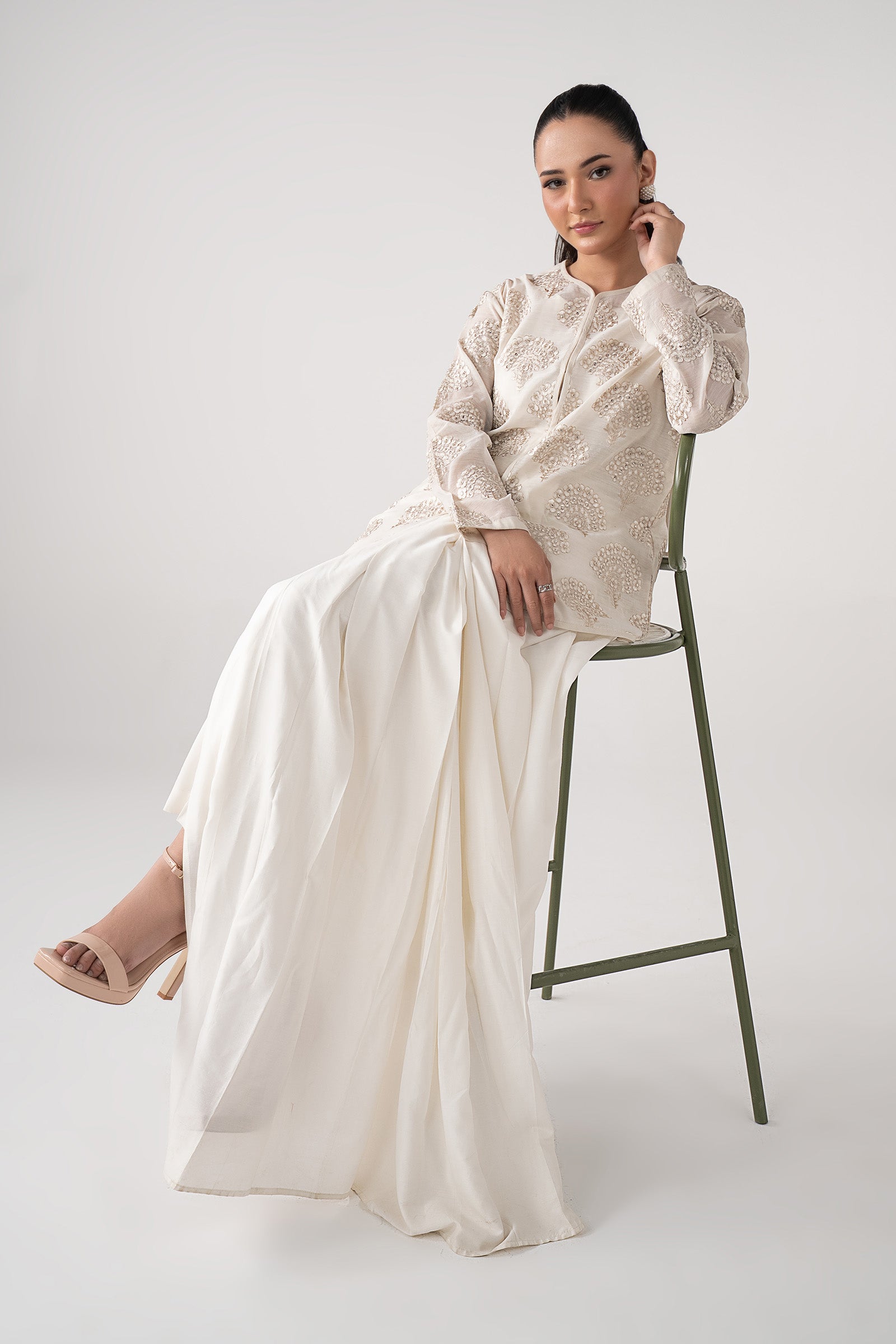 3 Piece Paper Lawn Suit