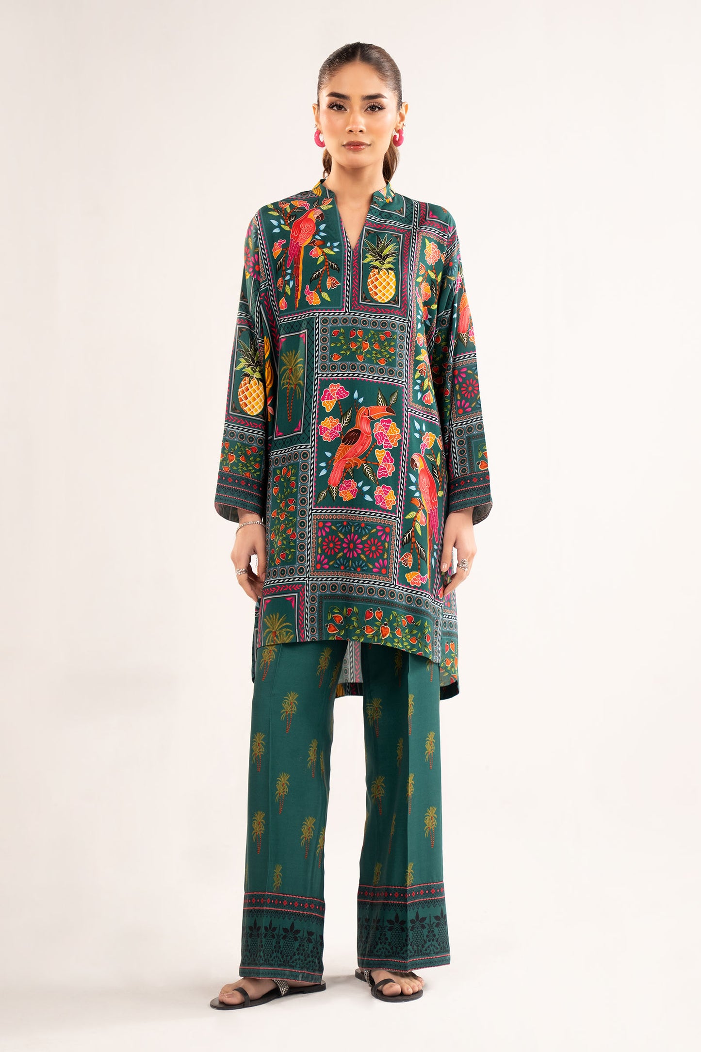 2 Pc Printed Arabic Lawn Suit