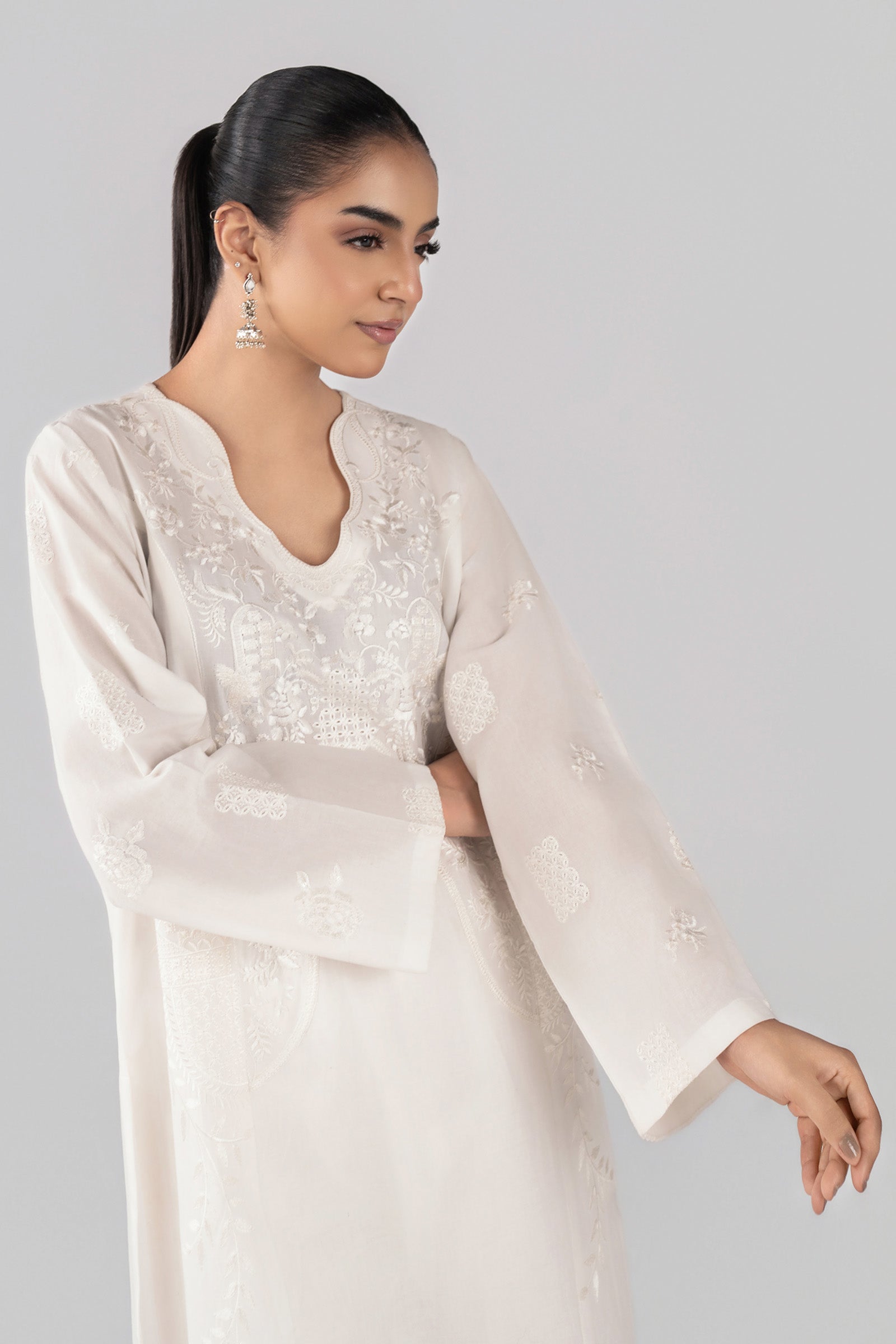 2 Pc Embroidered Lawn Suit