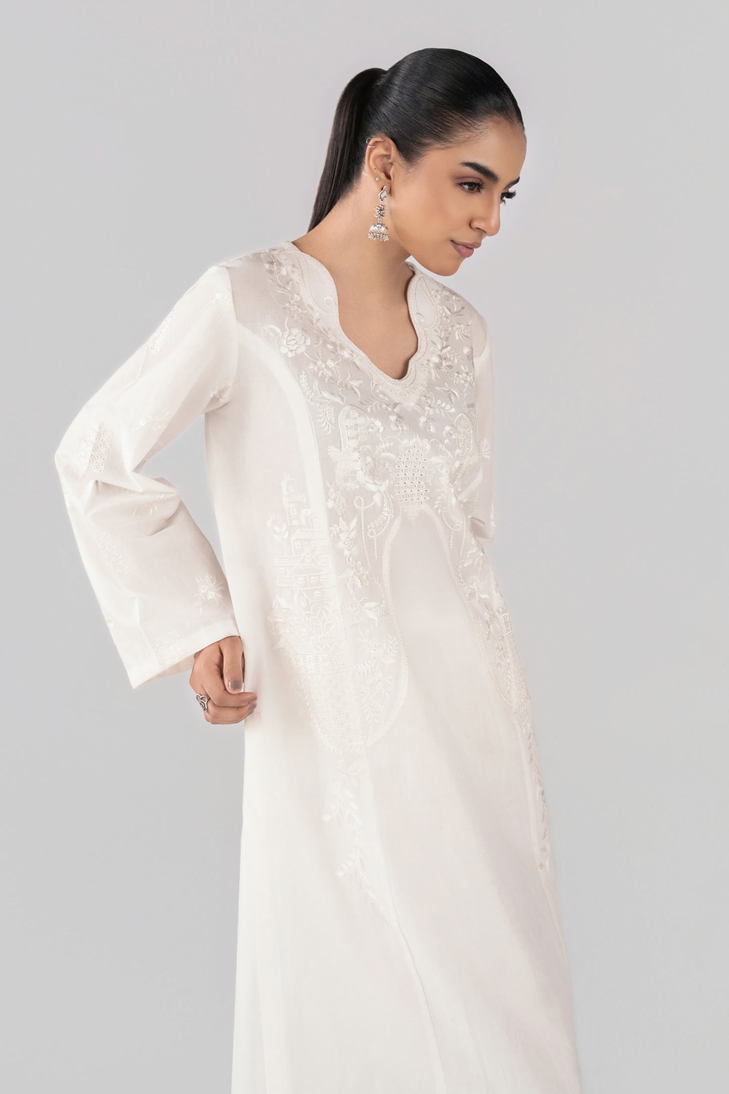 2 Pc Embroidered Lawn Suit