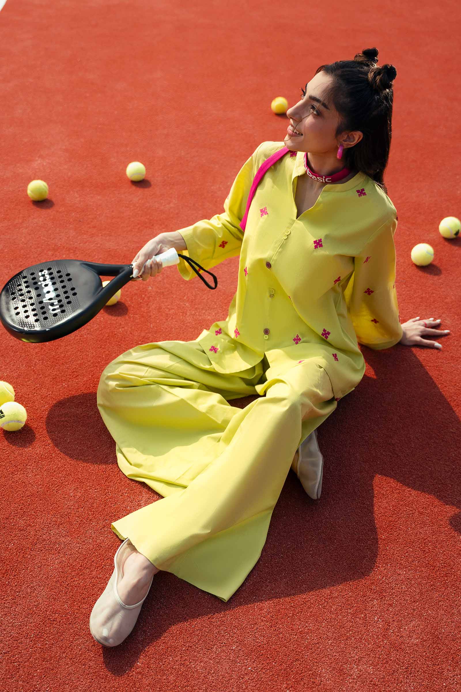 2 Pc Embroidered Crosshatch Lawn Suit