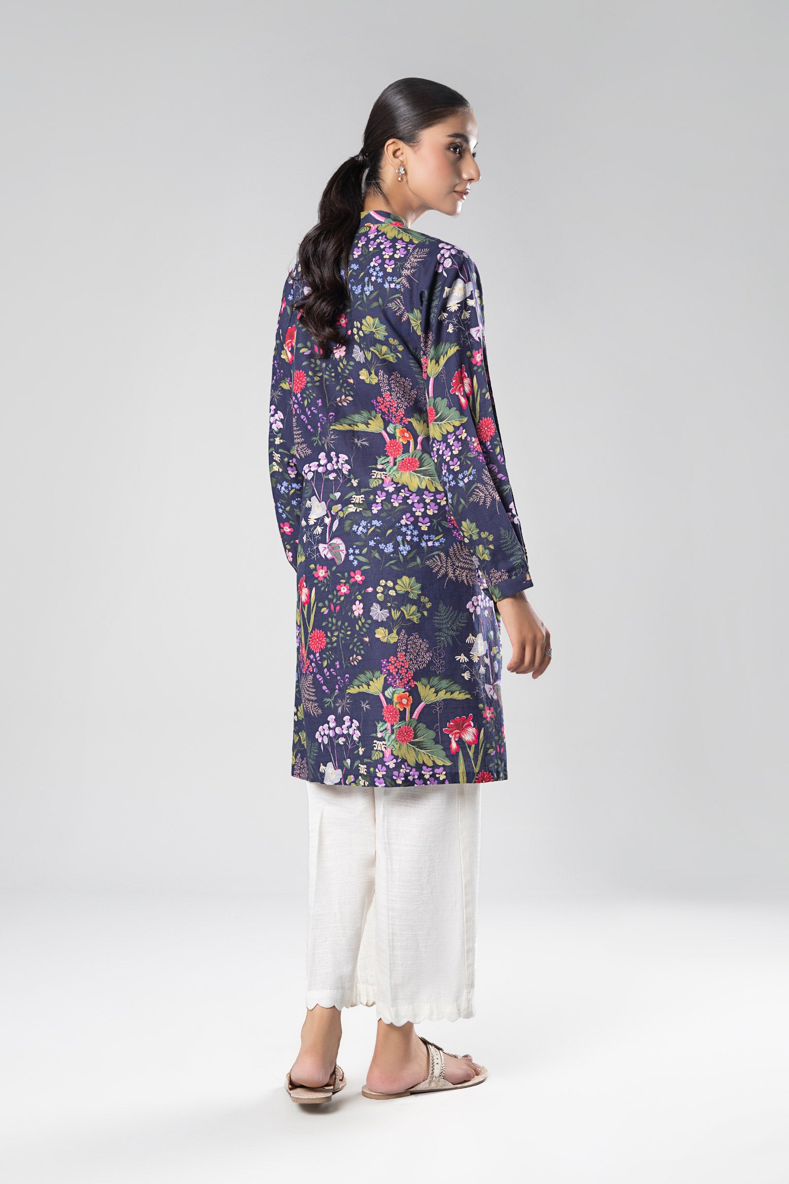 Printed Khaddar Shirt