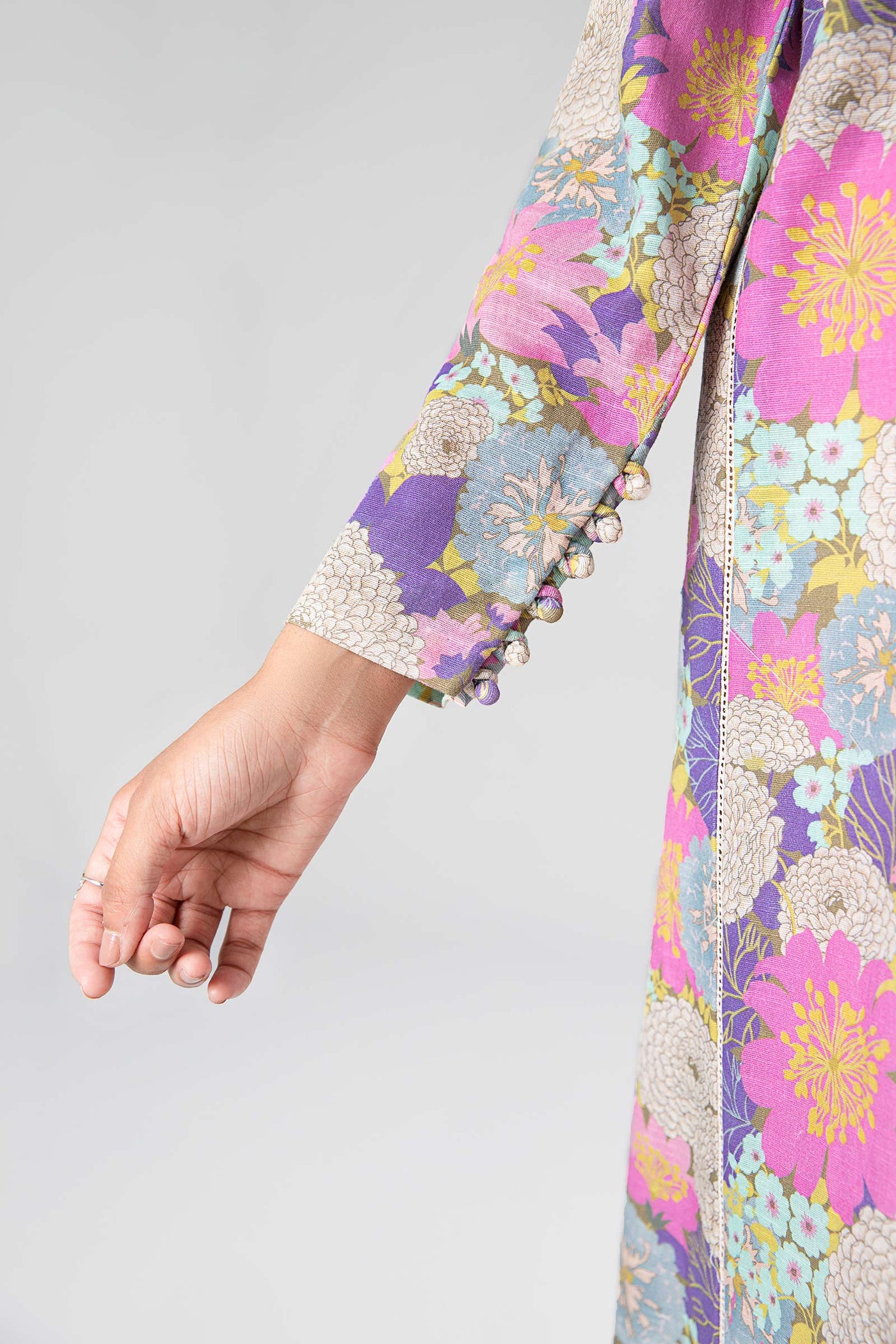Printed Khaddar Shirt