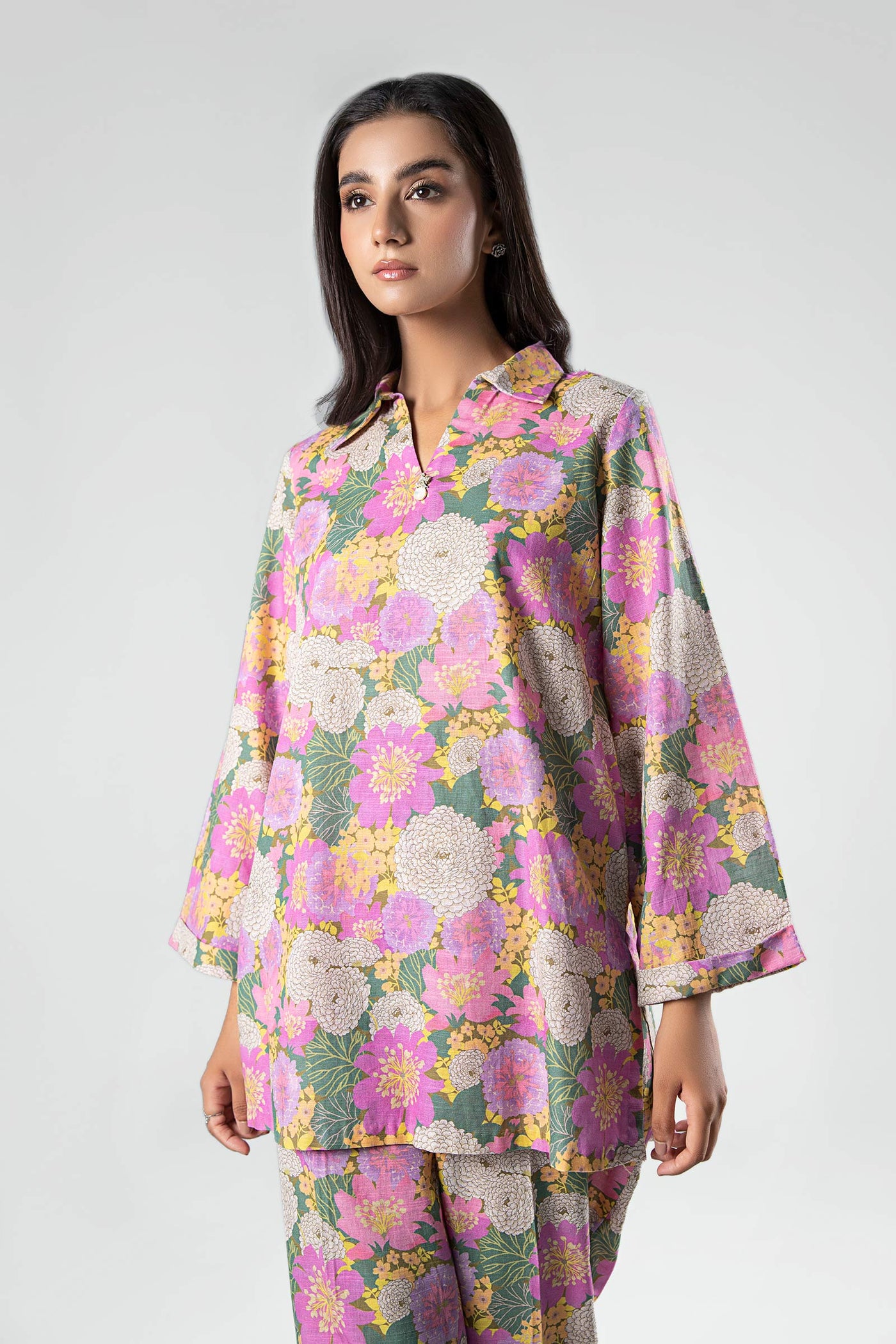 2 Pc Printed Khaddar Suit