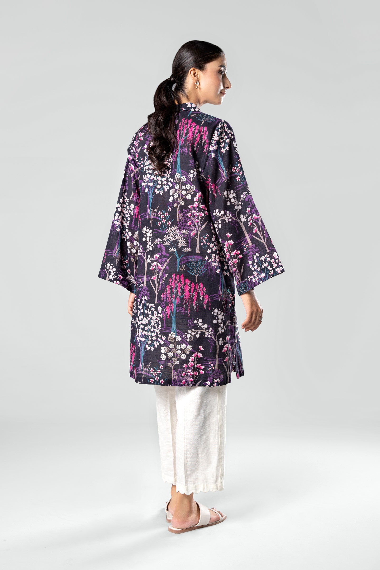 Printed Khaddar Shirt