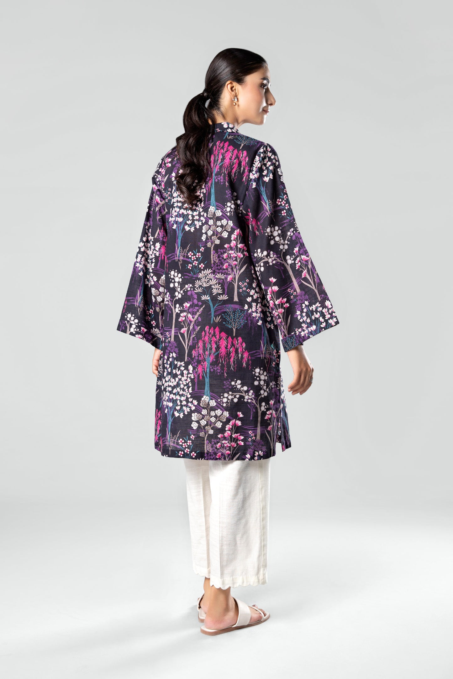 Printed Khaddar Shirt