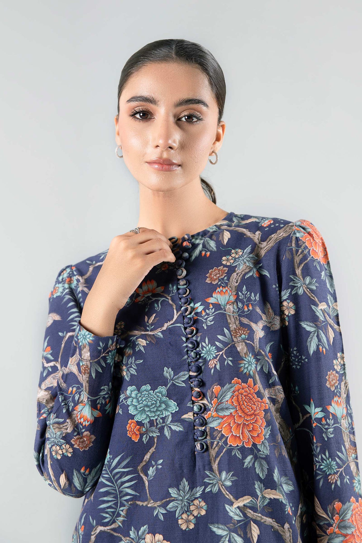 2 Pc Printed Khaddar Suit