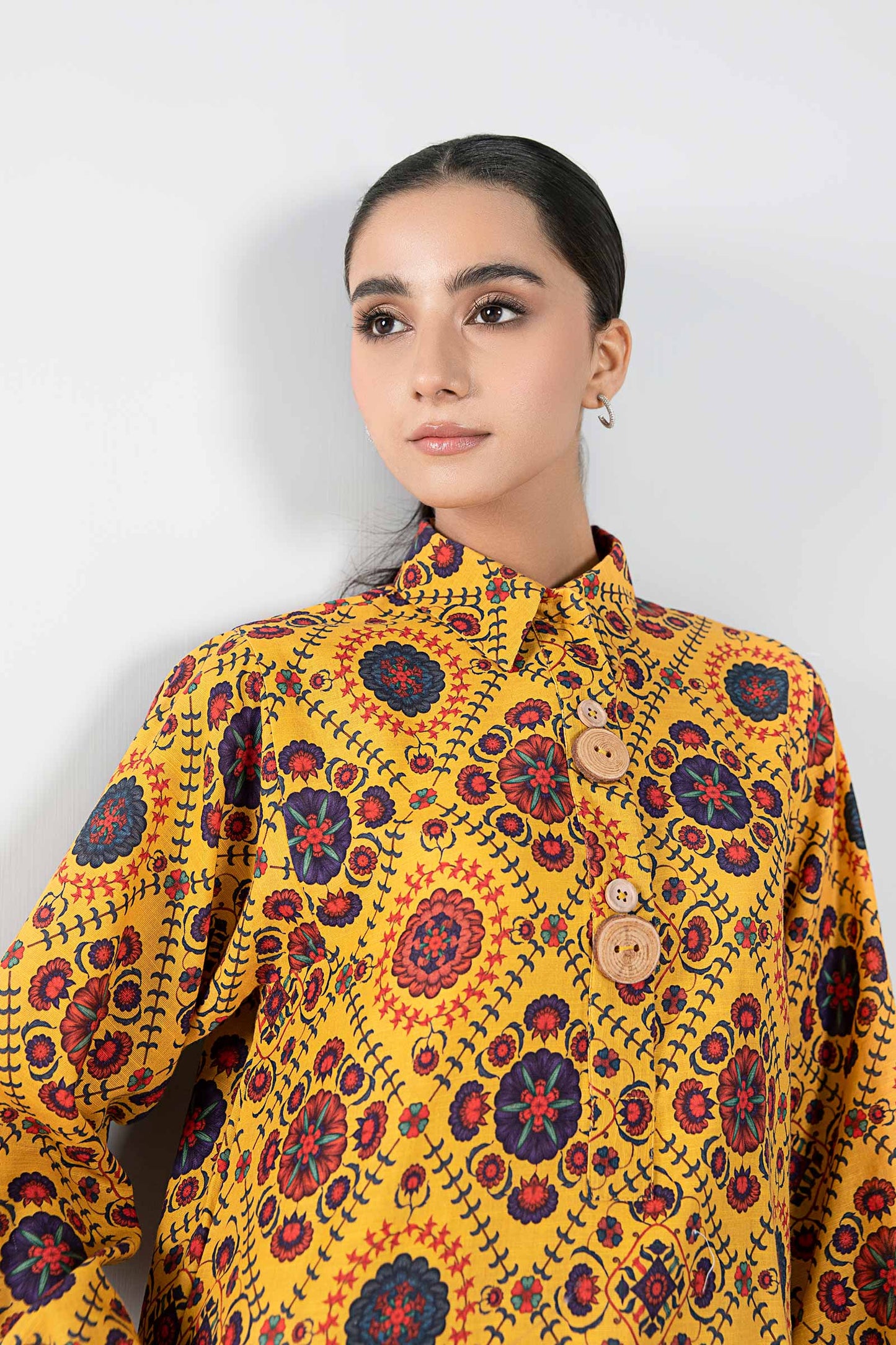 2 Pc Printed Khaddar Suit