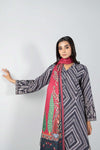 3 Pc Printed Khaddar Suit