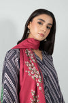 3 Pc Printed Khaddar Suit