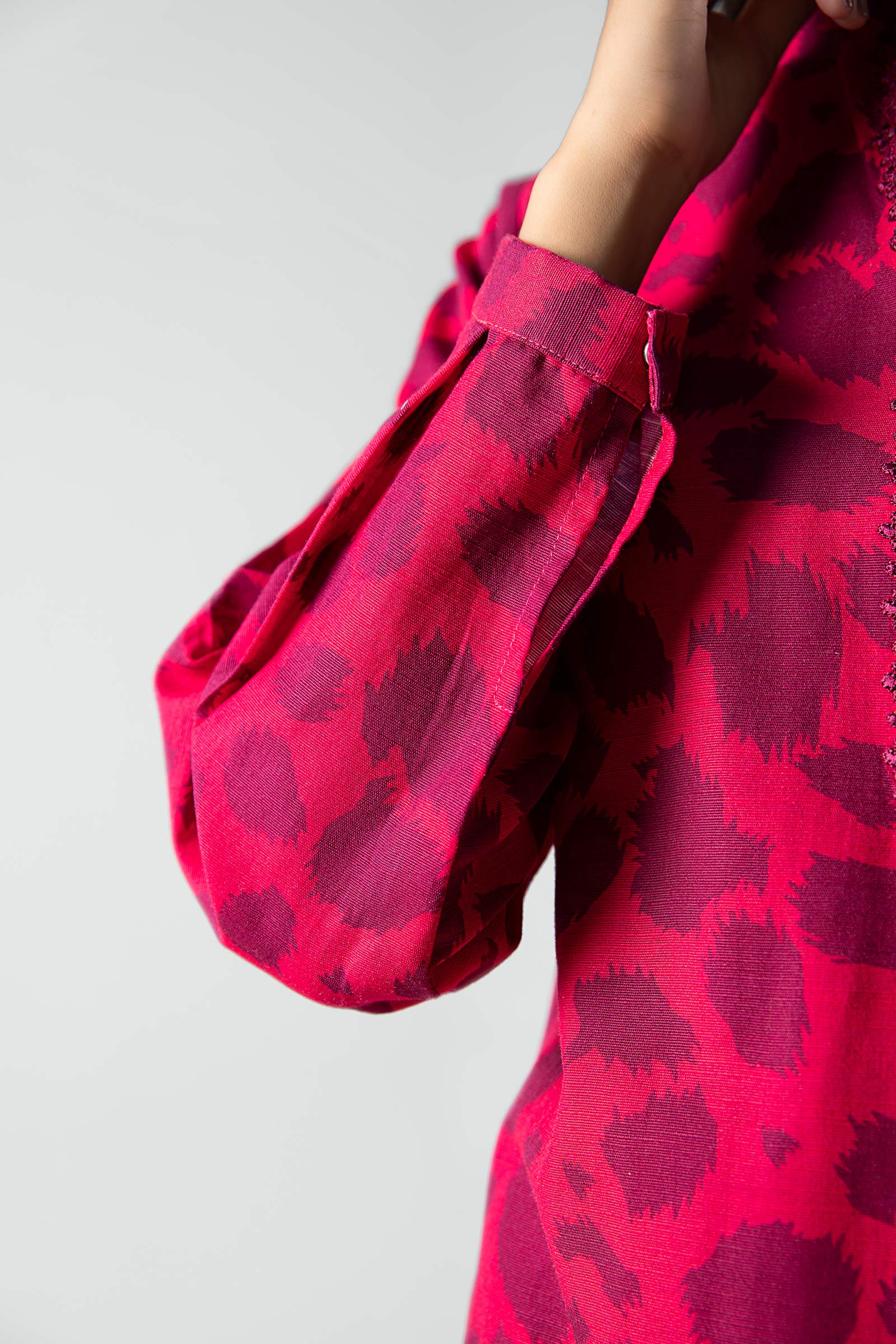 3 Pc Printed Khaddar Suit