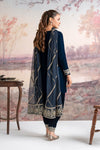 3 Pc Embroidered Velvet Suit