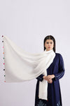 Scarf White MB-W23-148