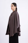Cape shawl Grey