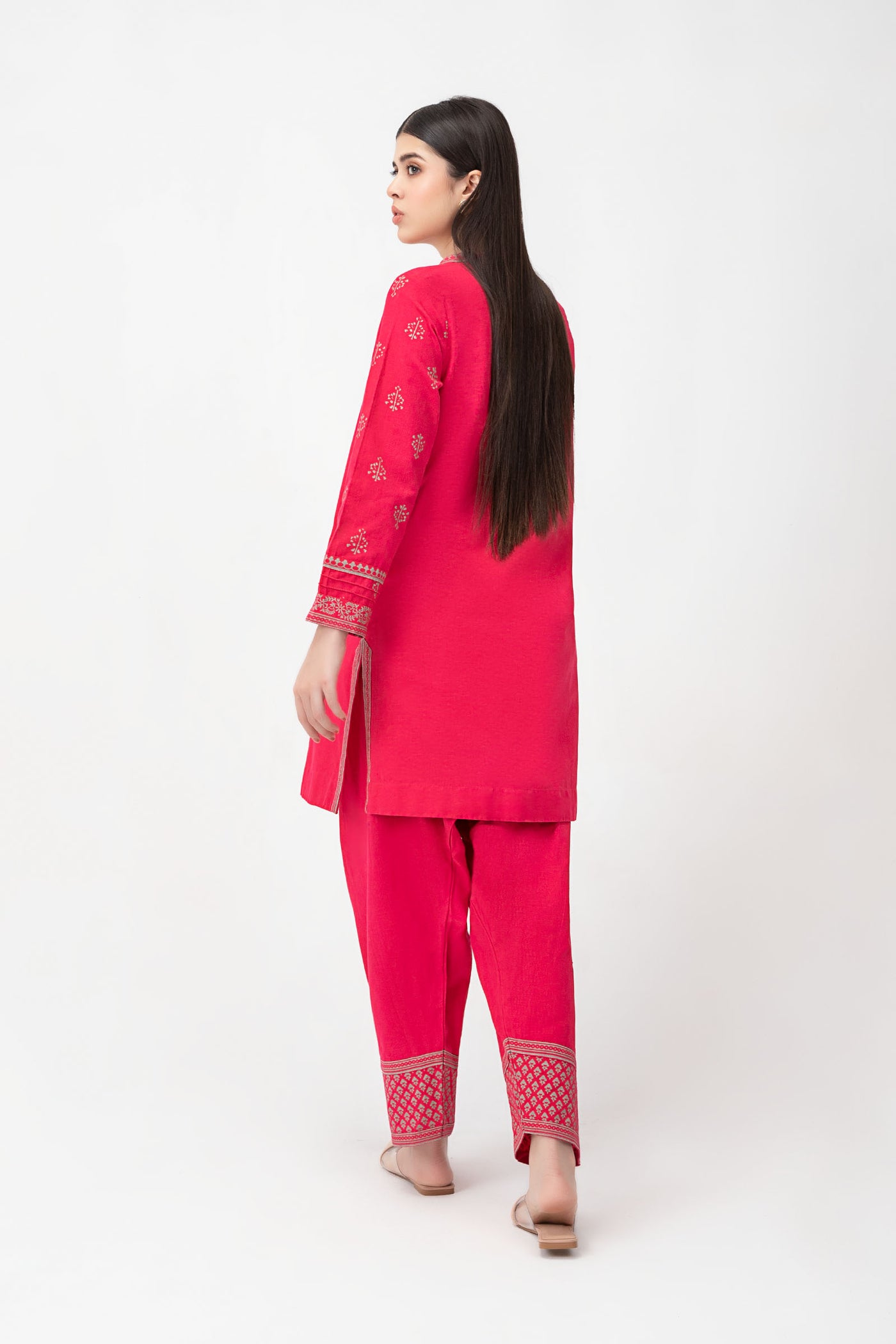 Suit Fuchsia Pink MB-W23-73