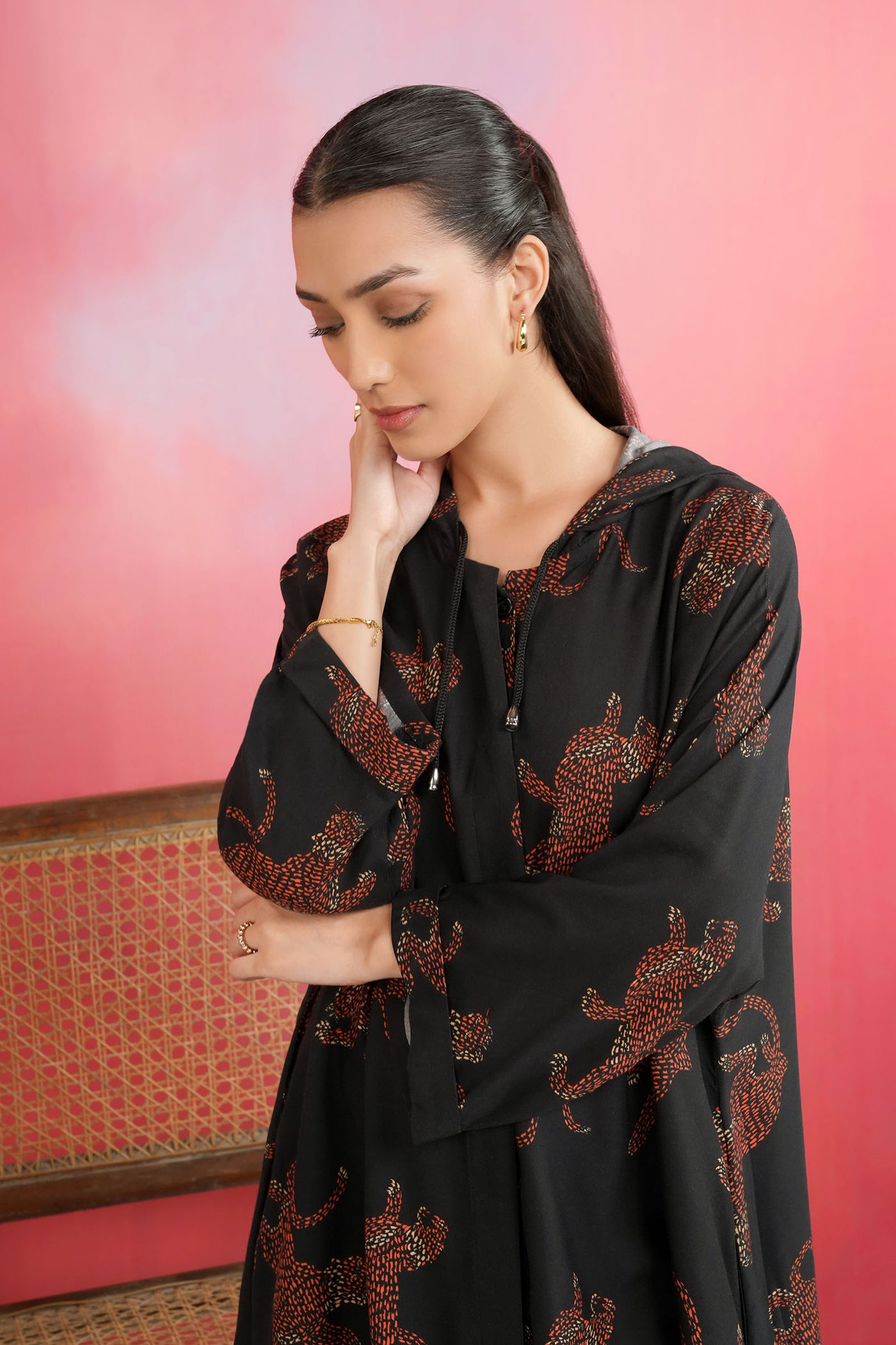 Printed Linen Tunic