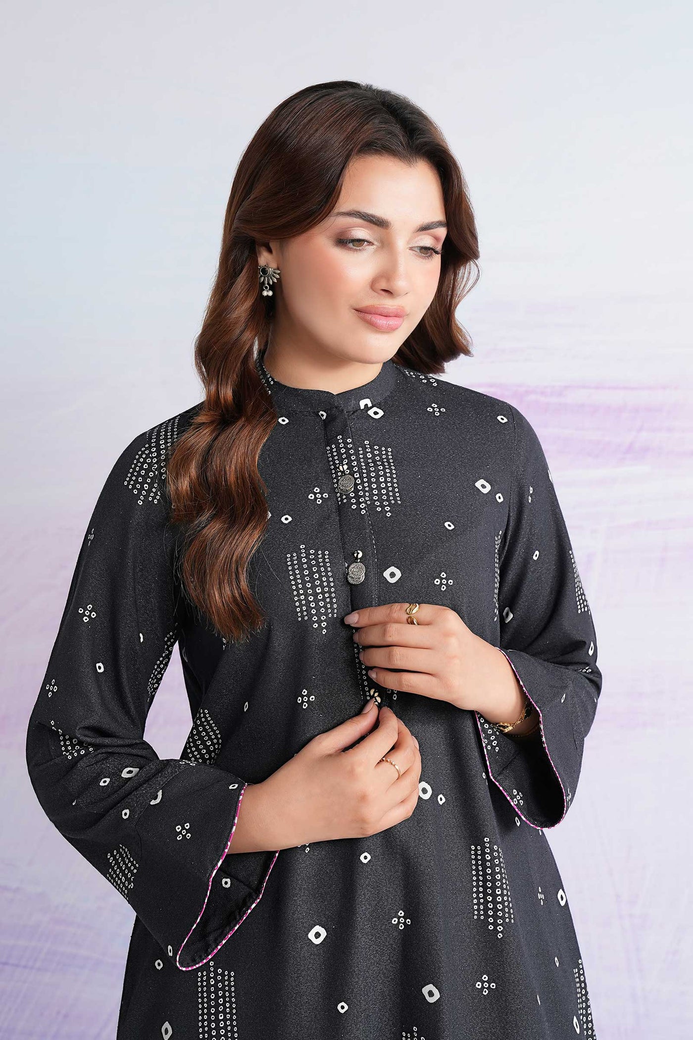 2 Pc Printed Karandi Suit