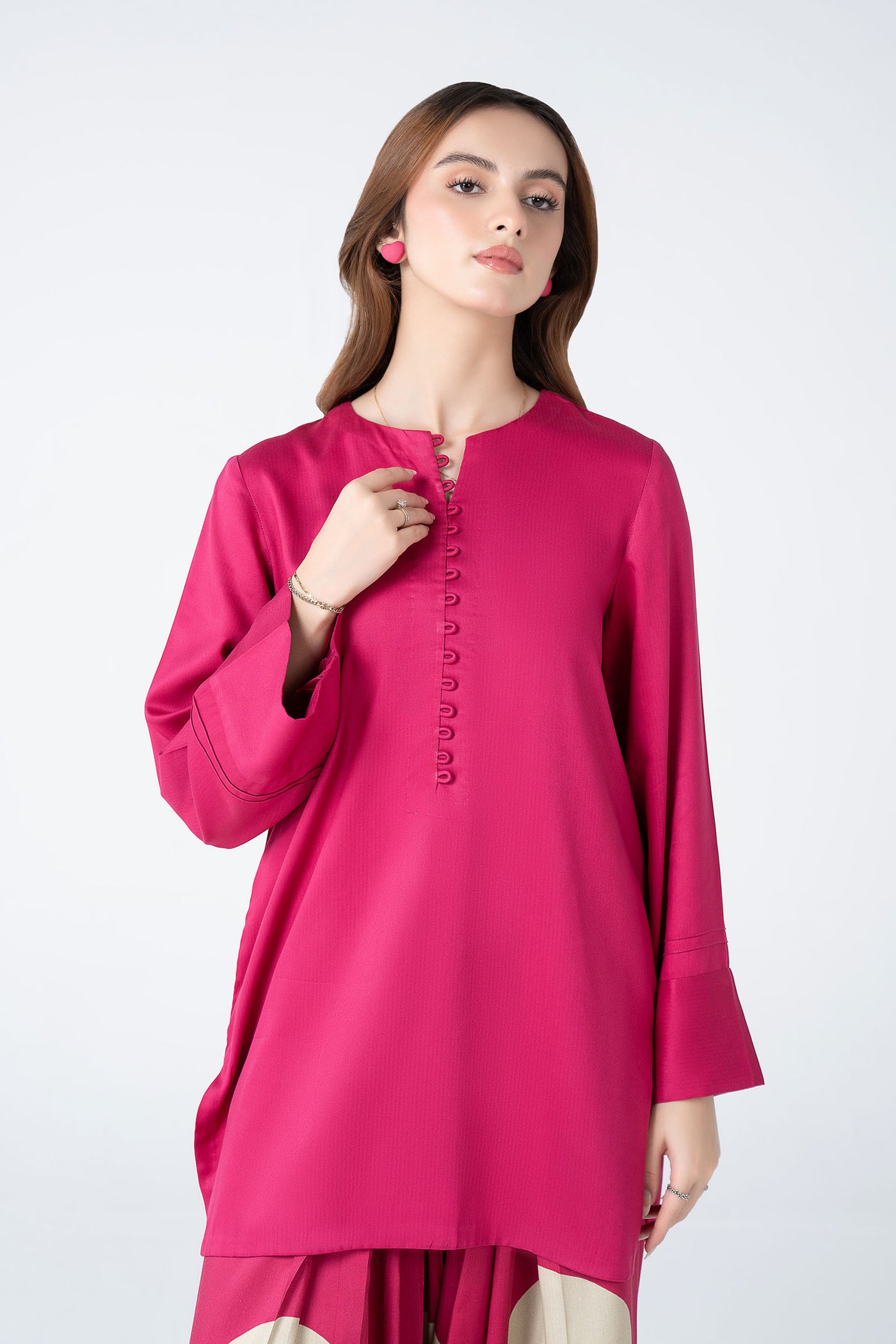 2 Pc Printed Herringbone Suit