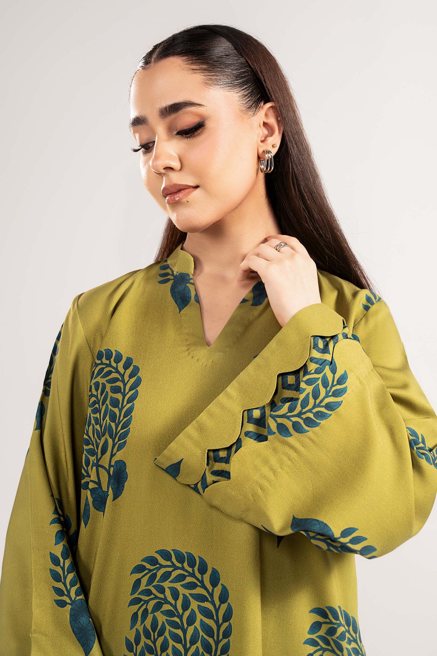 Printed A-Line Shirt