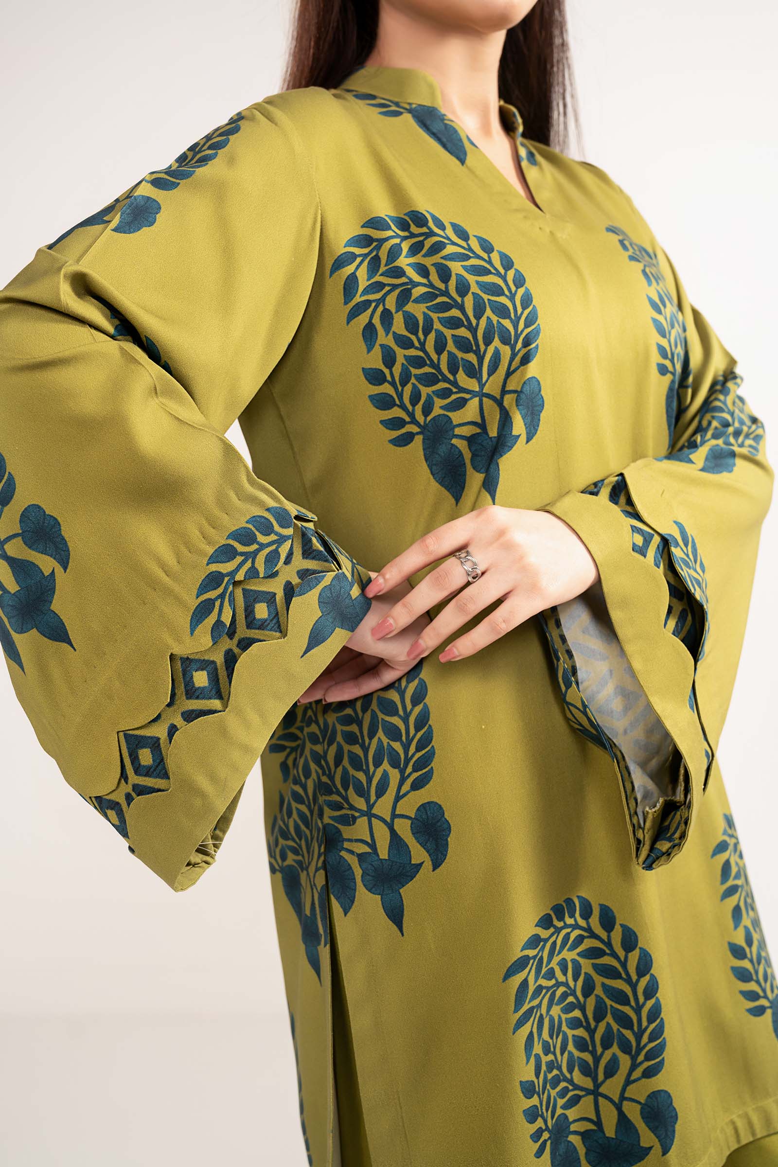 Printed A-Line Shirt