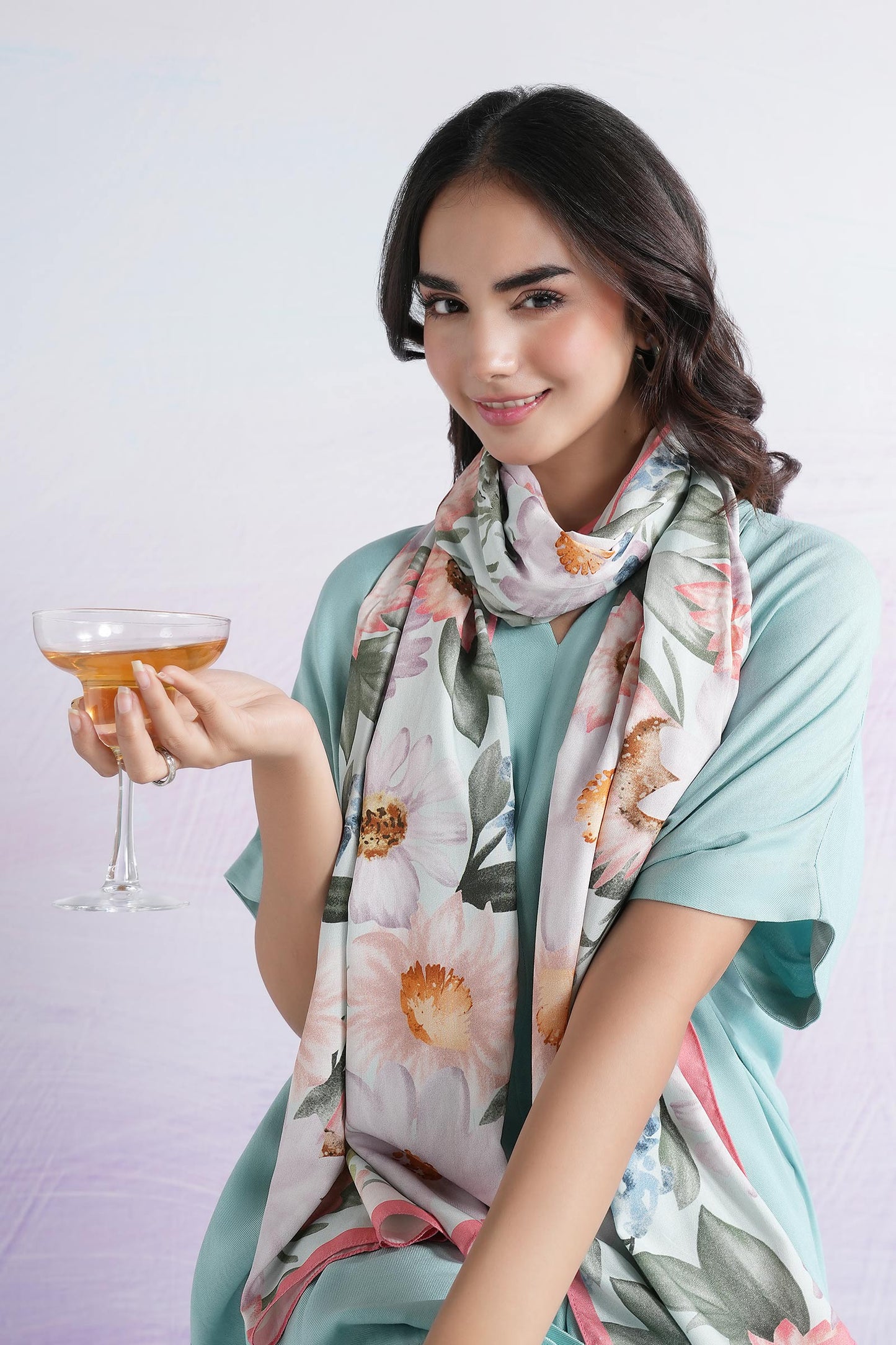 Printed Linen Dupatta