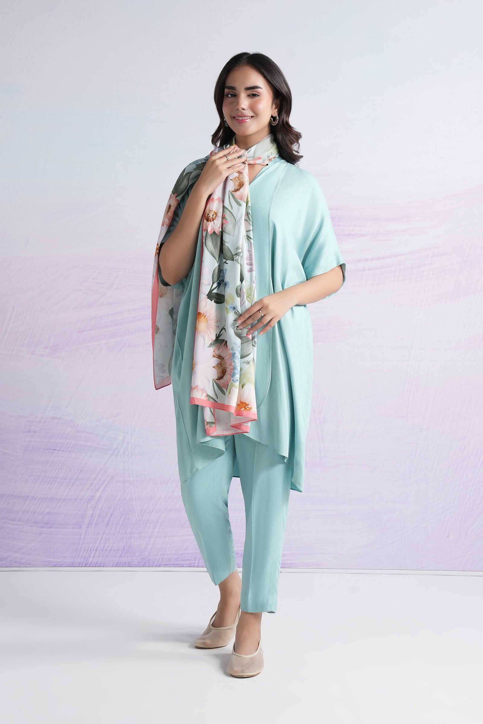 Printed Linen Dupatta