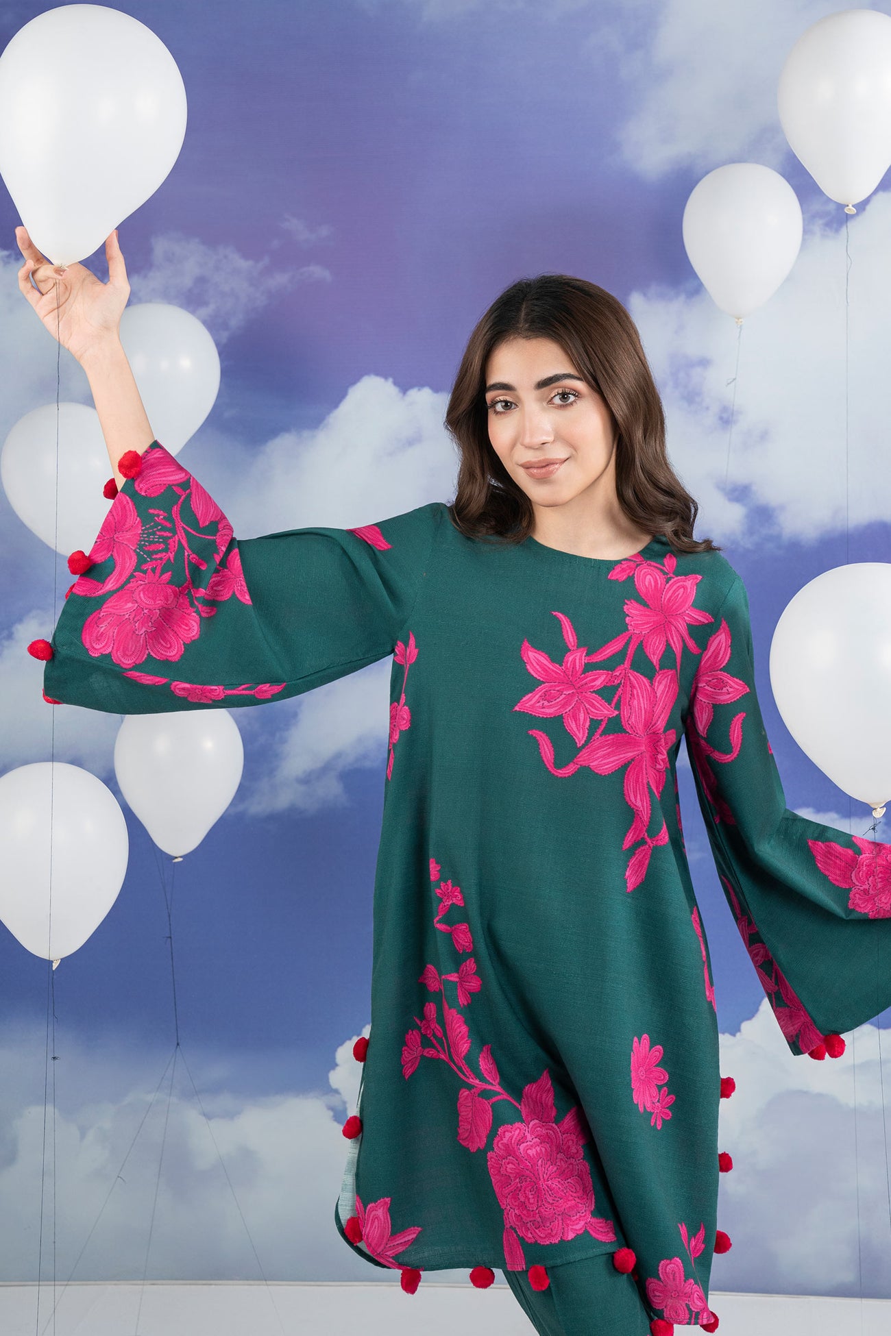 2 Pc Printed Khaddar Suit