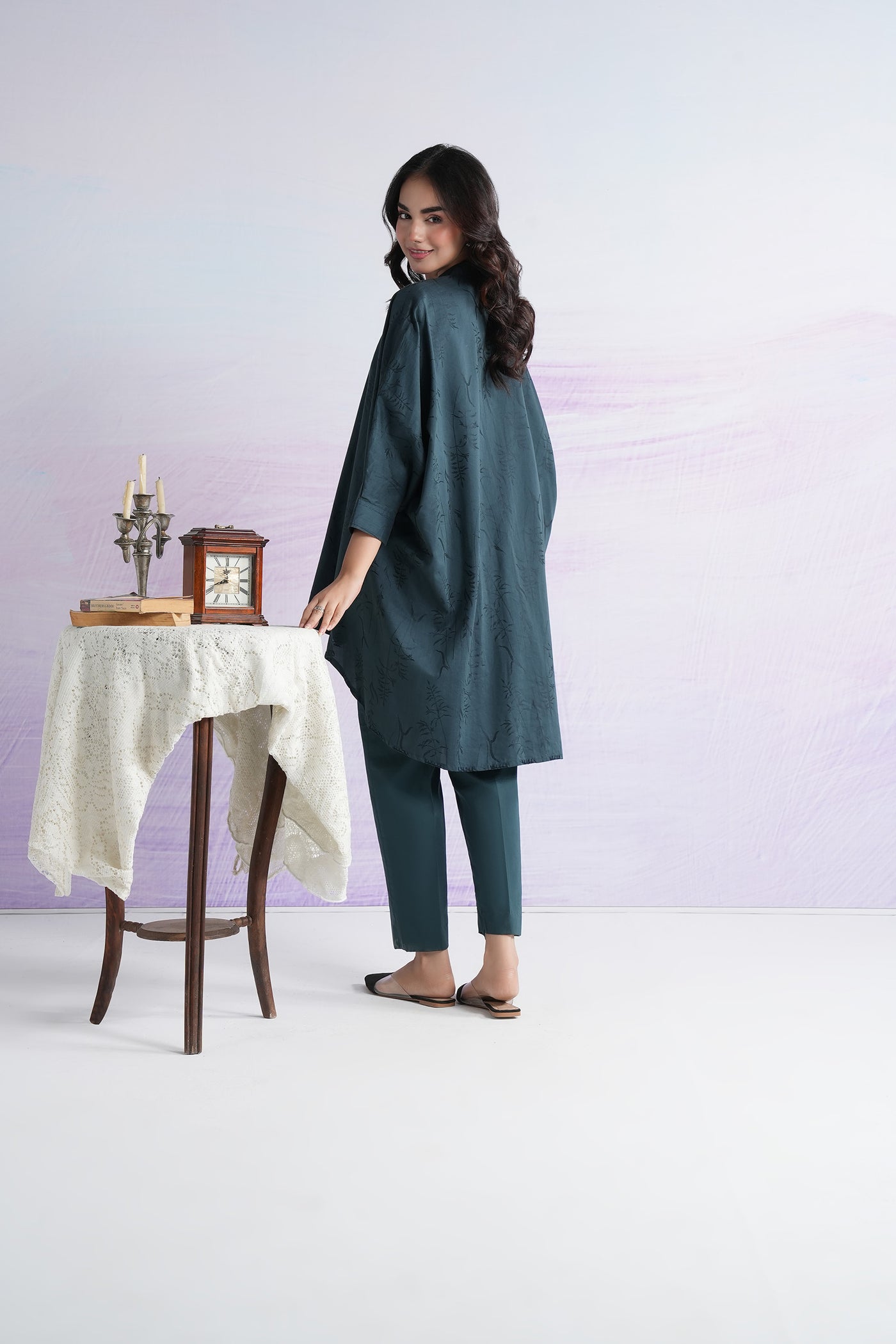 Dyed Filament Viscose Shirt
