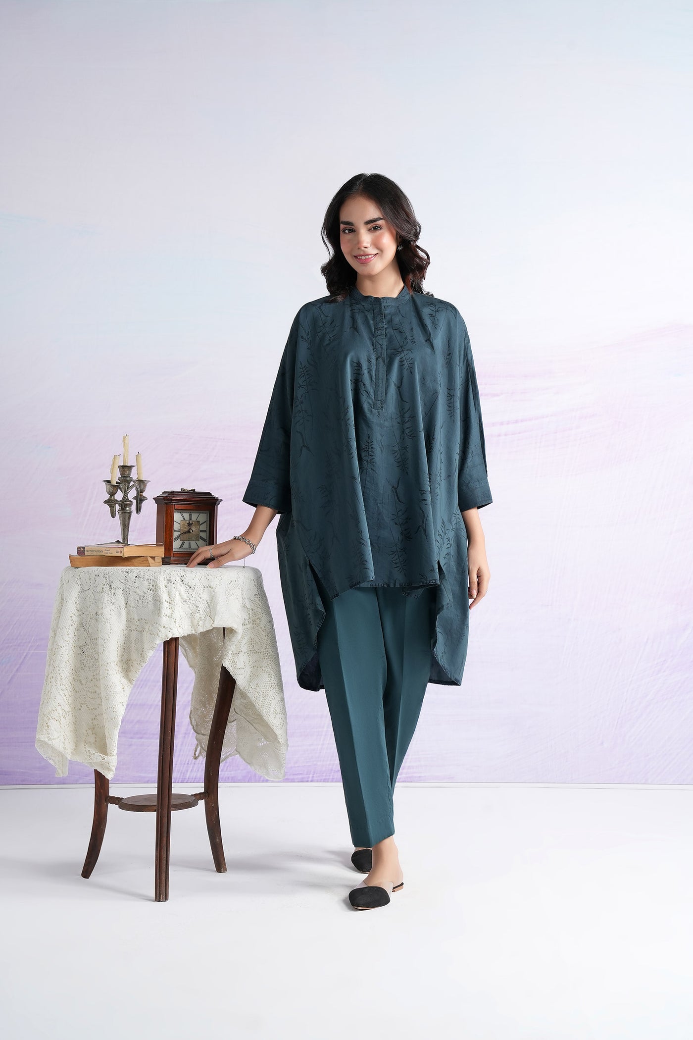 Dyed Filament Viscose Shirt