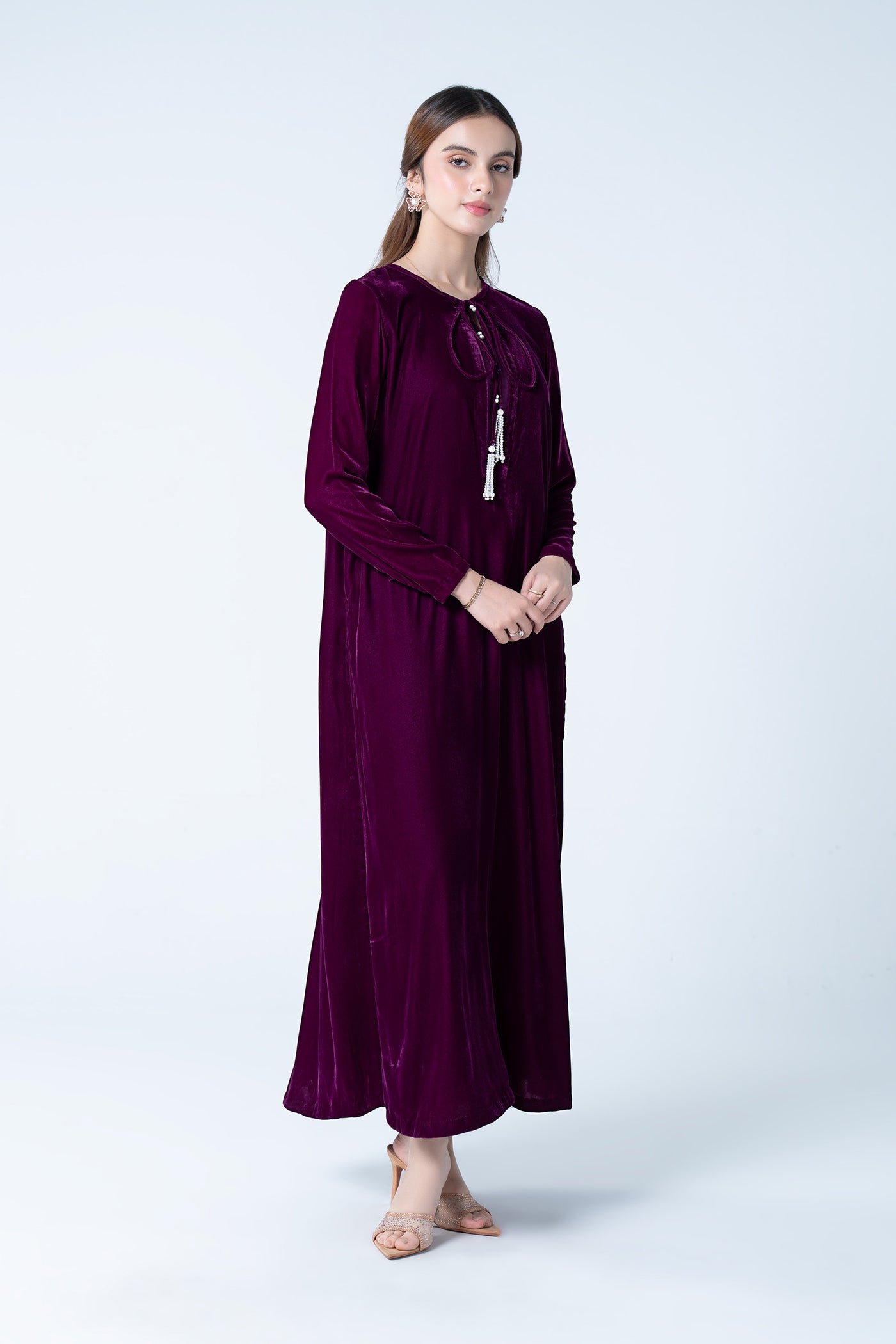 3 Pc Dyed Velvet Suit