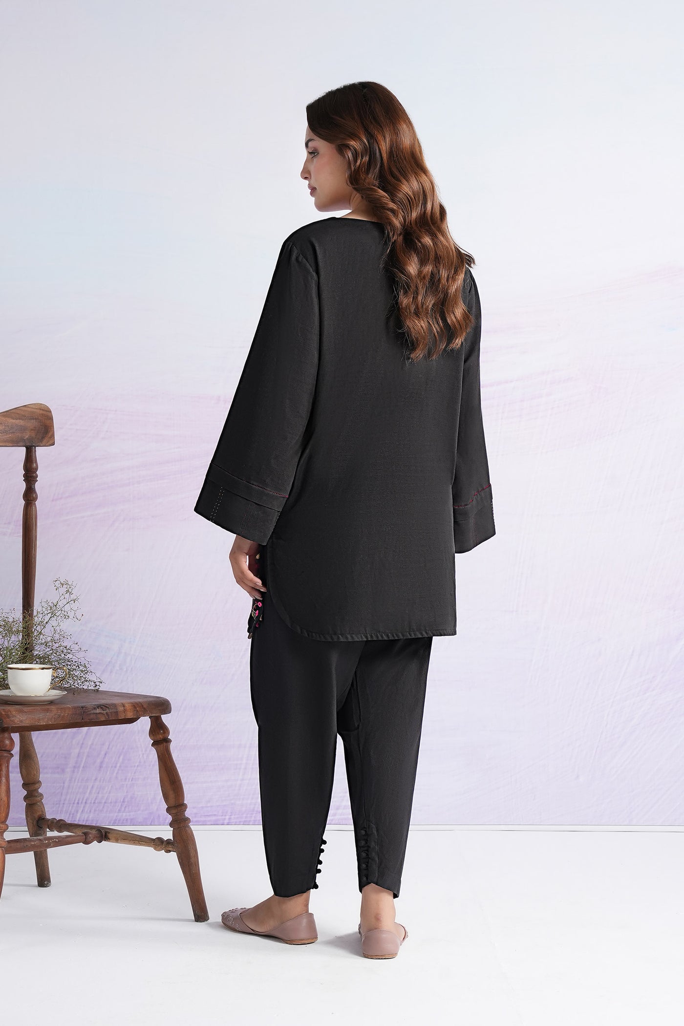 2 Pc Embroidered Khaddar Suit