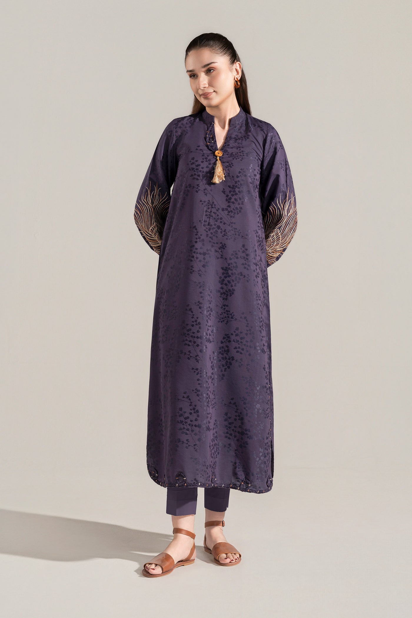 Embroidered Twill Shirt