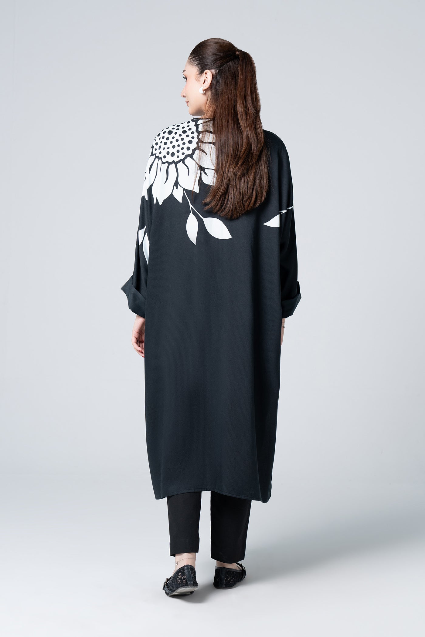 Printed Twill Kaftan